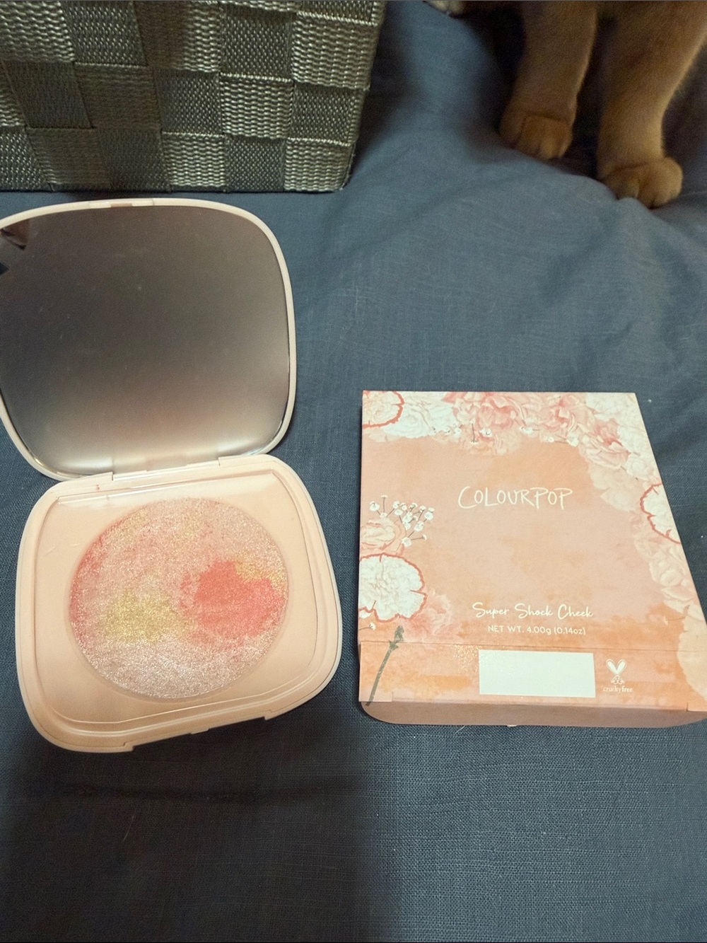 ColourPop Super Shock Cheek Blush — Pink, Peach & Gold Shimmer